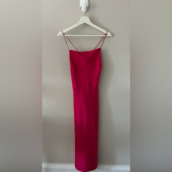 Dynamite Magenta Pink Midi Dress - Picture 1 of 5